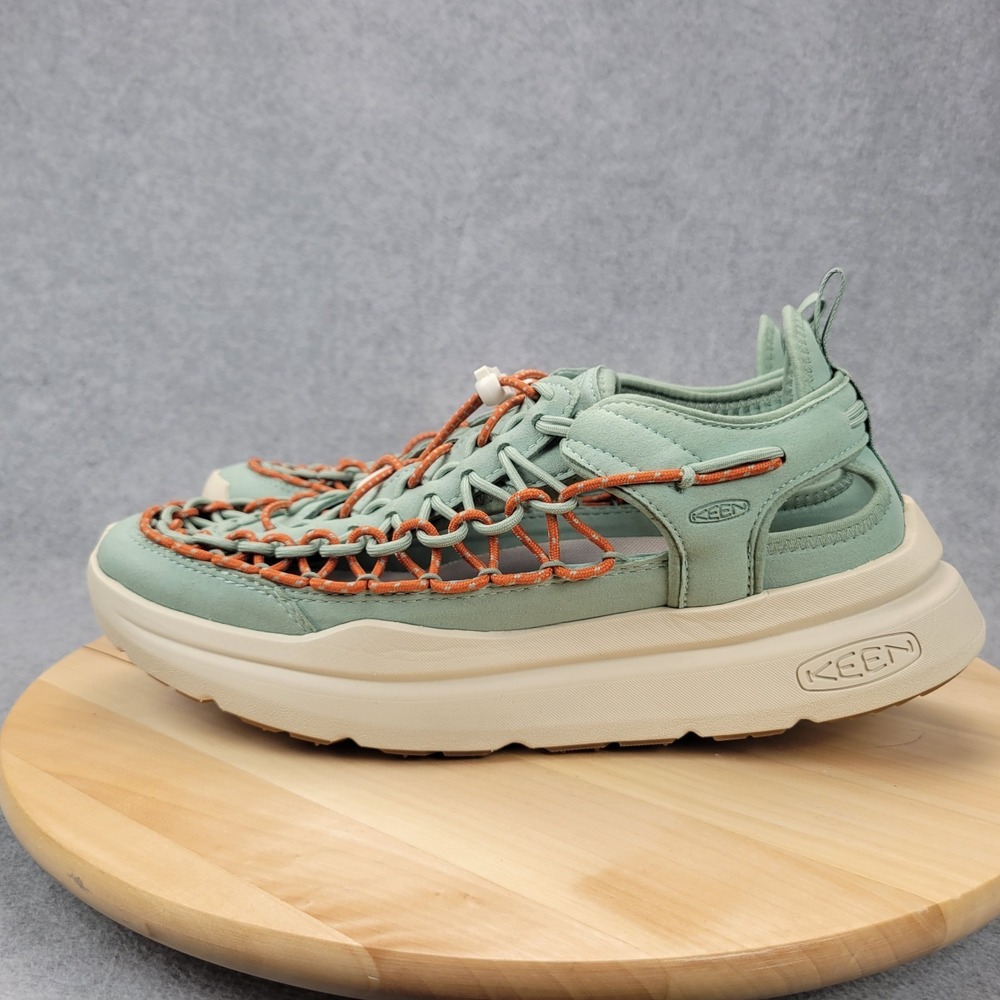 Keen UNEEK WK Sneaker Womens 11 Sandals Granite Green‎ Birch Bungee Cushion